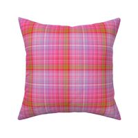 DREAM OF A ORANGE PINK SEA GARDEN Plaid 4