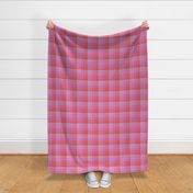 DREAM OF A ORANGE PINK SEA GARDEN Plaid 4