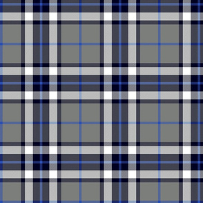 Thomson / Thompson tartan - grey and blue