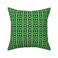 Green and Brown Tribal Geometric