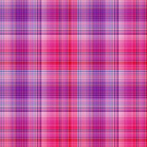 DREAM OF A ORANGE PINK SEA GARDEN plaid 2