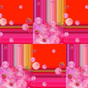 DREAM OF A ORANGE PINK SEA GARDENFruity Light Balloon Bubbles