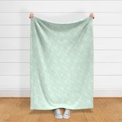 triangle forest - mint and white