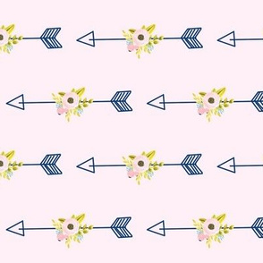 Floral Arrow - Light Pink (tight)