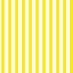 Buttered Popcorn Stripe (bright yellow, large)