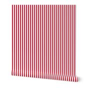 Popcorn stripe (Christmascolors red, large)