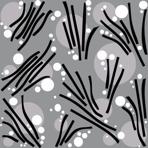Monochromatic Bubbles in Black, White, and Gray