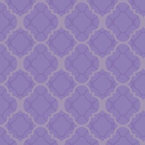 024 Quatrefoil purple