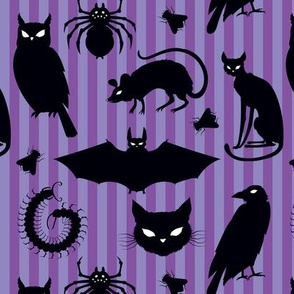 creatures of the night purple stripes