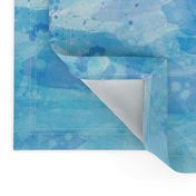 Coastal Blue Watercolor Background Effect