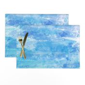 Coastal Blue Watercolor Background Effect