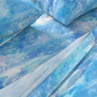 Coastal Blue Watercolor Background Effect