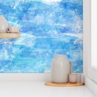 Coastal Blue Watercolor Background Effect