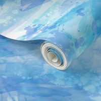 Coastal Blue Watercolor Background Effect