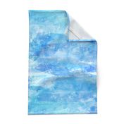 Coastal Blue Watercolor Background Effect