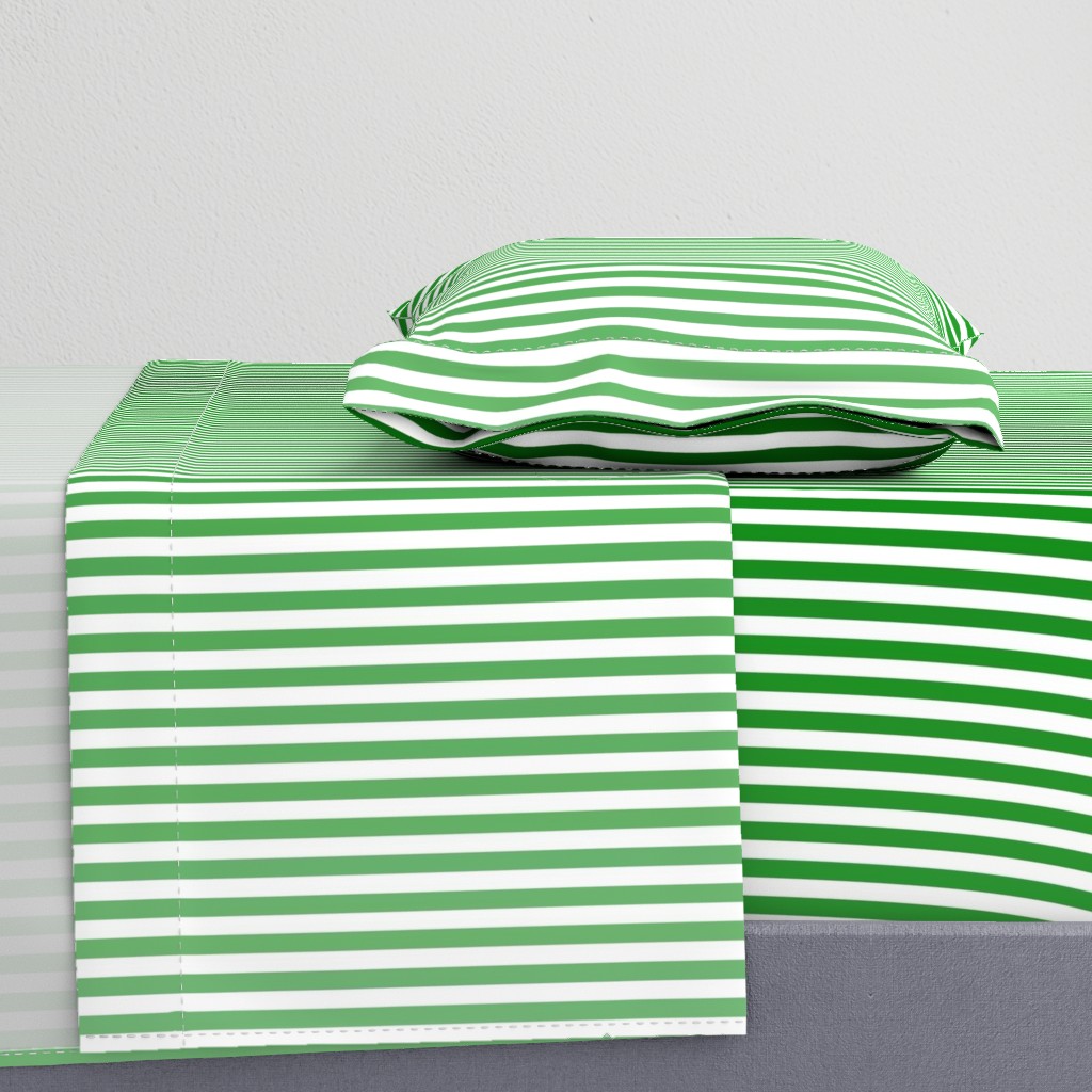 Kelly Green Ombre Stripe