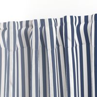 Vintage Navy Ombre Stripe