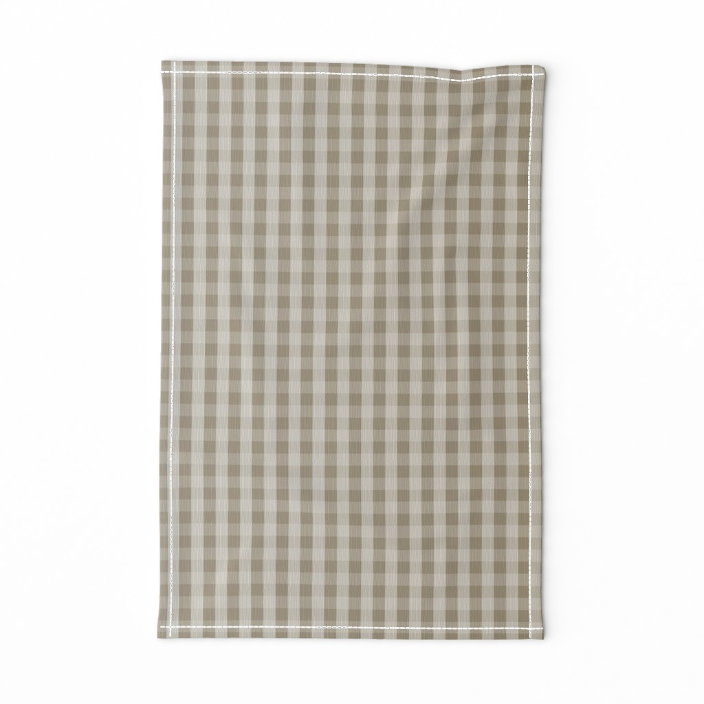 Vintage Brown Ombre Gingham