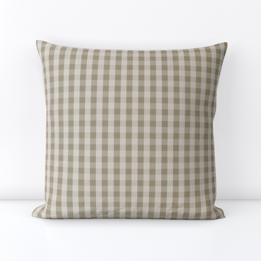 Vintage Brown Ombre Gingham