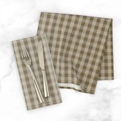 Vintage Brown Ombre Gingham