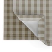 Vintage Brown Ombre Gingham