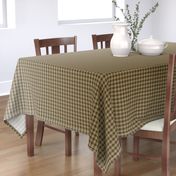 Vintage Brown Ombre Gingham