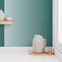 Vintage Teal Ombre Gingham