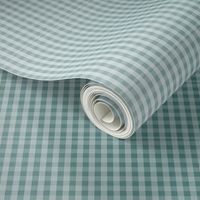 Vintage Teal Ombre Gingham