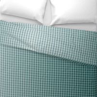 Vintage Teal Ombre Gingham