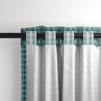 Vintage Teal Ombre Gingham