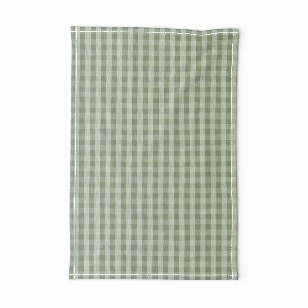 Vintage Olive Ombre Gingham