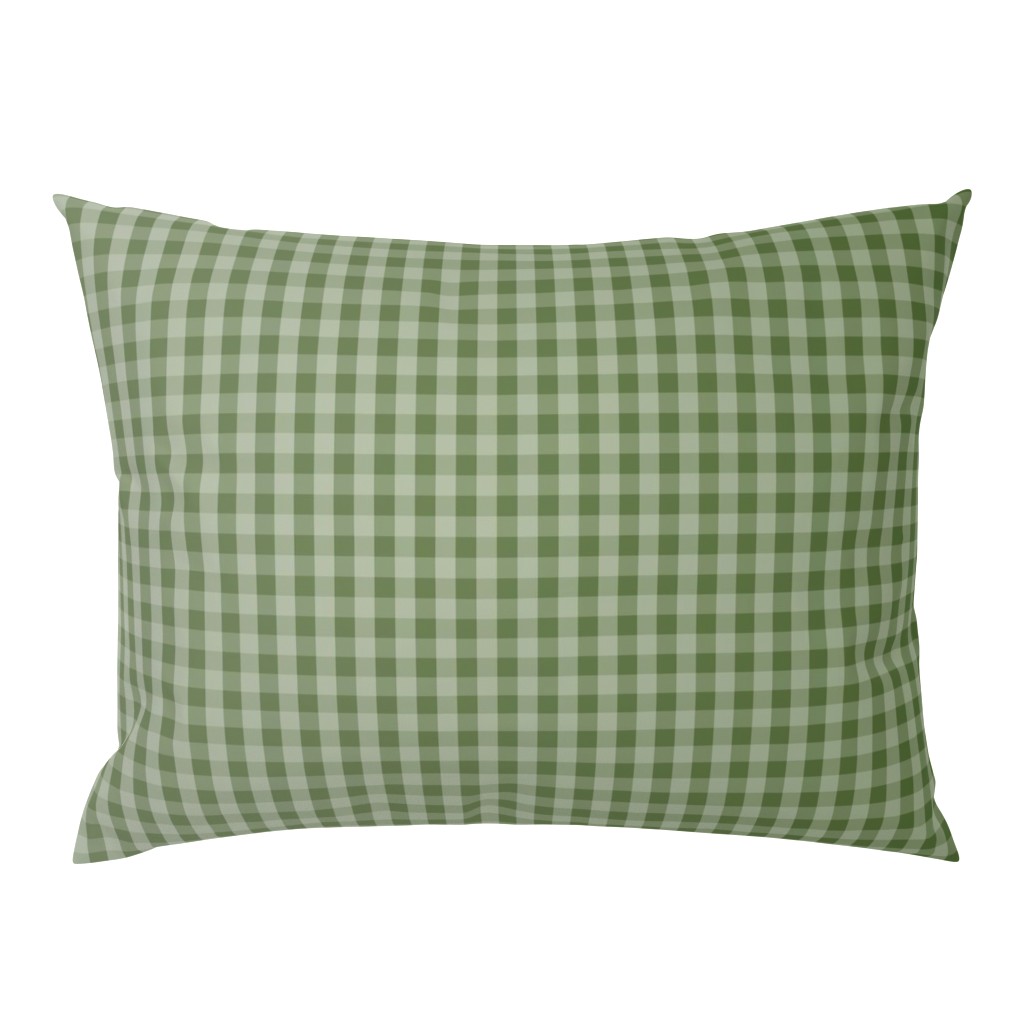 Vintage Olive Ombre Gingham