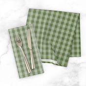 Vintage Olive Ombre Gingham