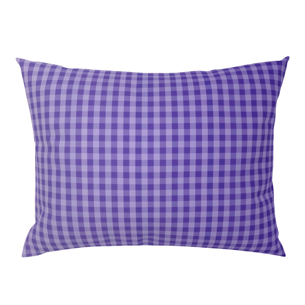 Deep Purple Ombre Gingham