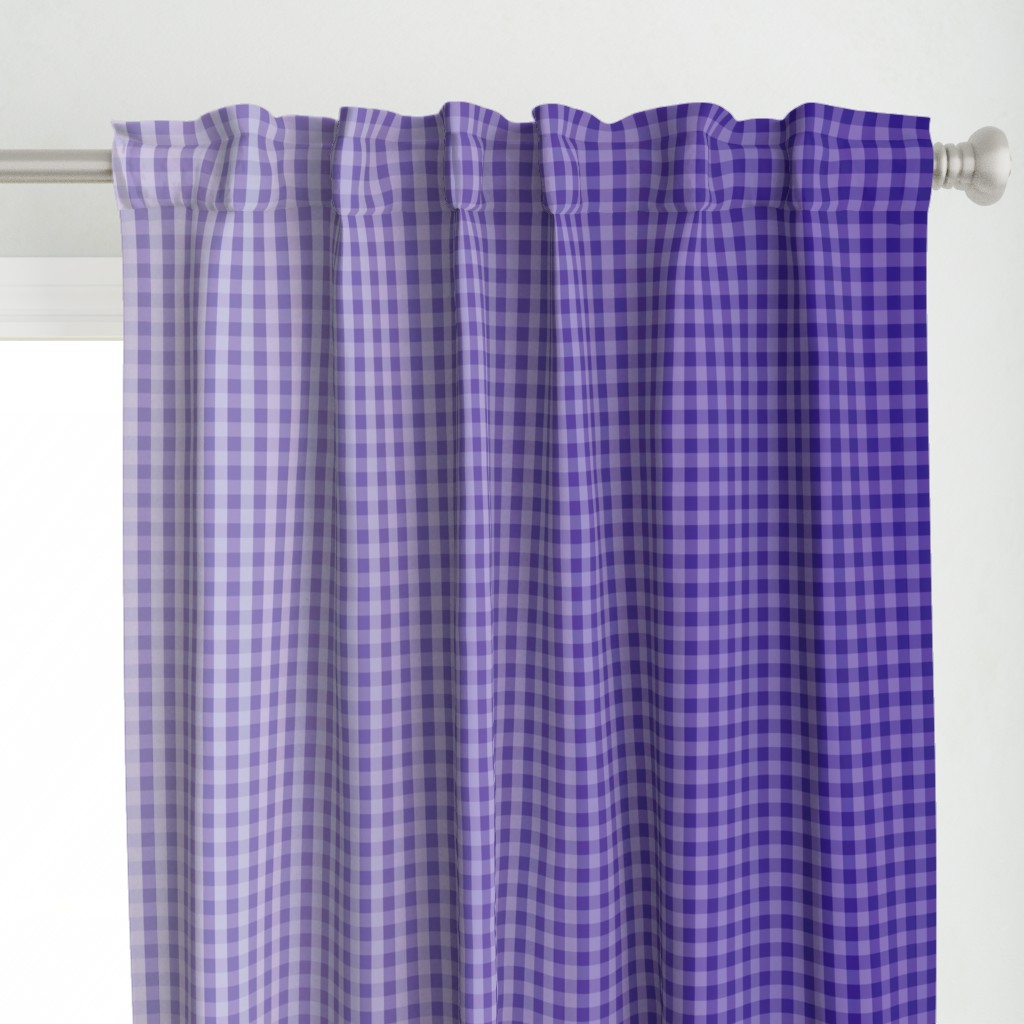 Deep Purple Ombre Gingham