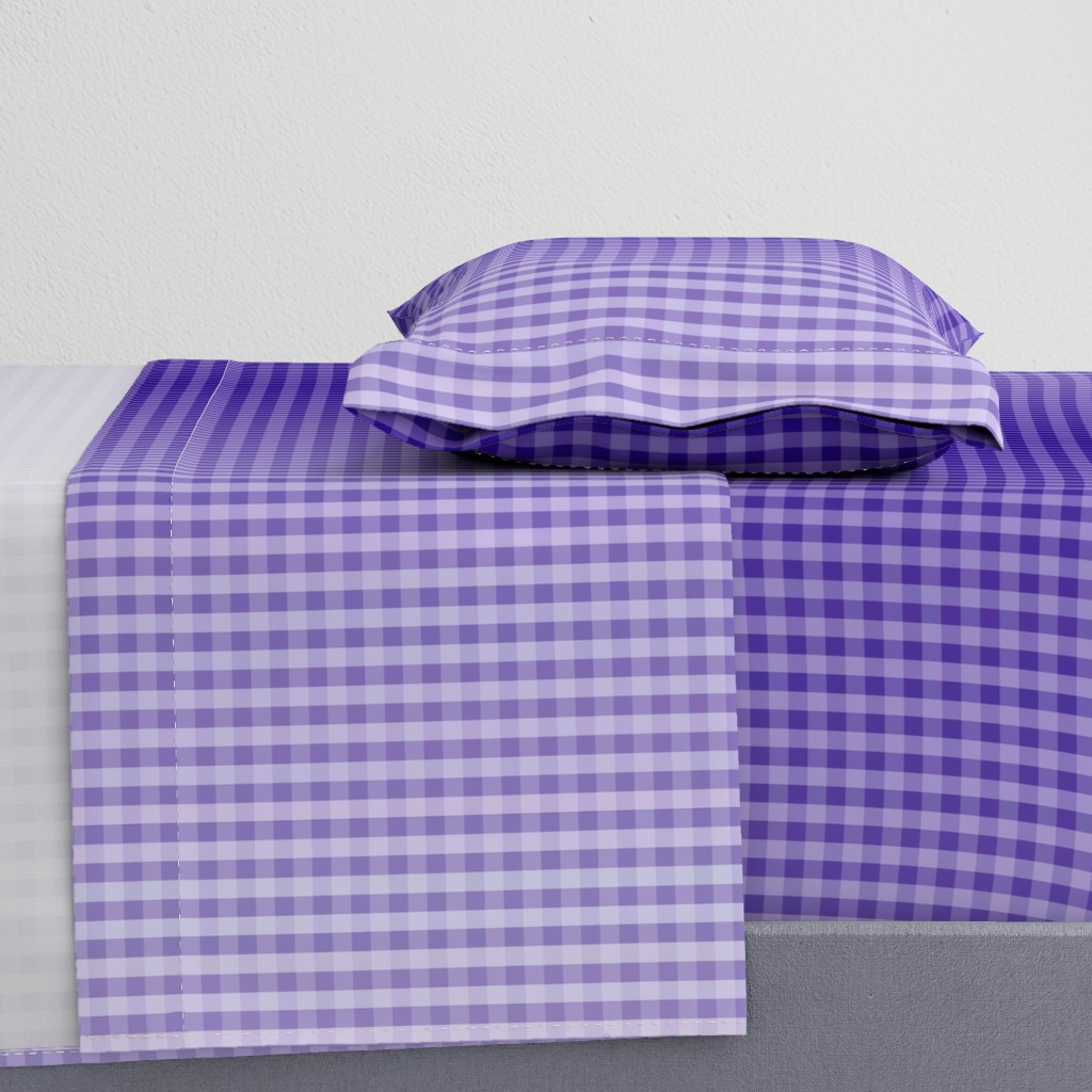 Deep Purple Ombre Gingham