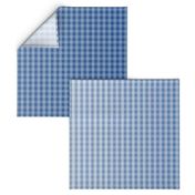 Marine Blue Ombre Gingham