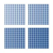 Marine Blue Ombre Gingham