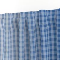 Marine Blue Ombre Gingham