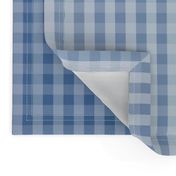 Marine Blue Ombre Gingham