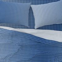 Marine Blue Ombre Gingham