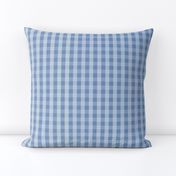 Marine Blue Ombre Gingham