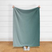 Deep Teal Ombre Gingham