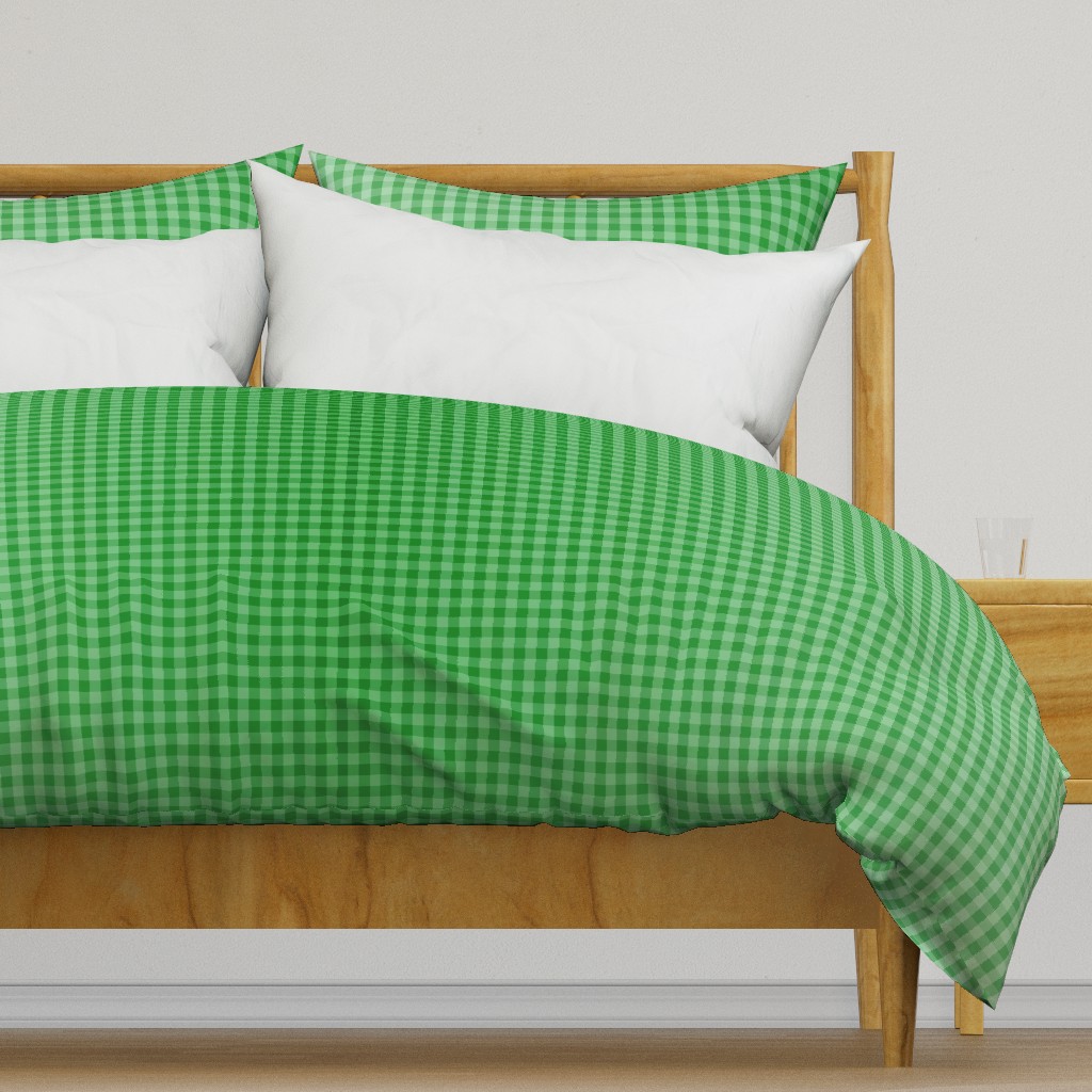 Kelly Green Ombre Gingham