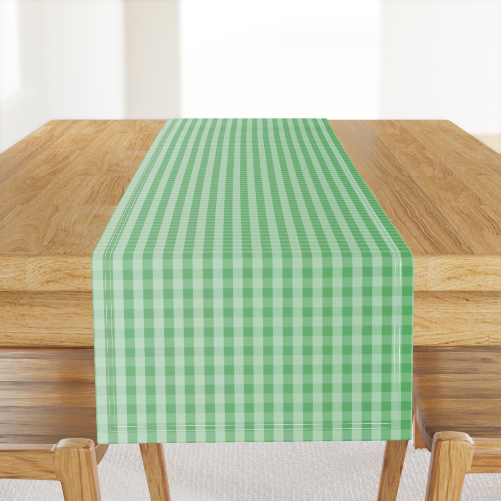 Kelly Green Ombre Gingham