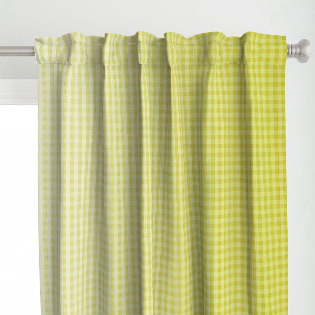 Sunny Yellow Ombre Gingham