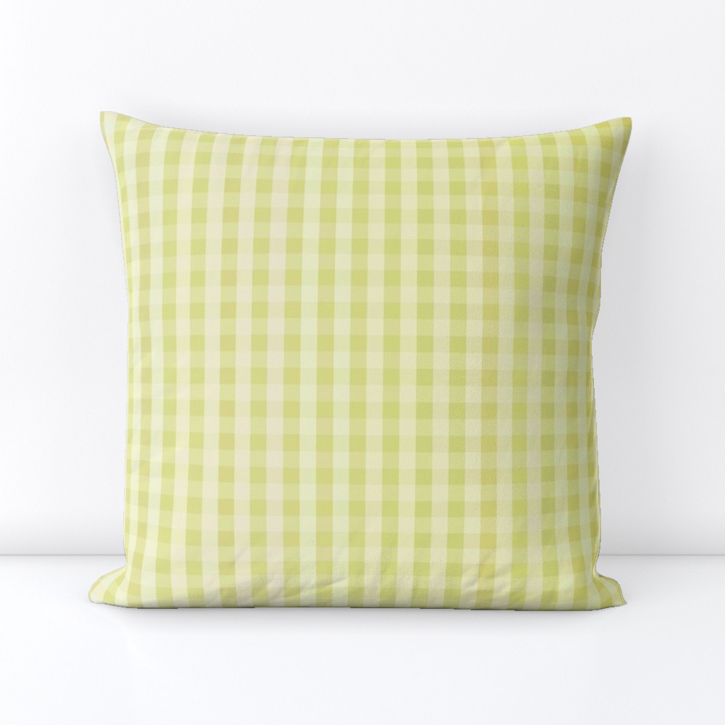 Sunny Yellow Ombre Gingham