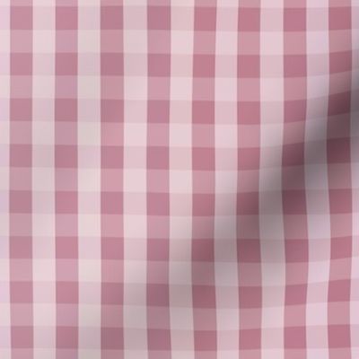 Deep Red Ombre Gingham