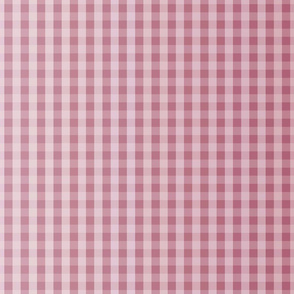 Deep Red Ombre Gingham