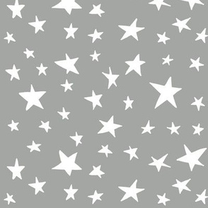 stars on grey